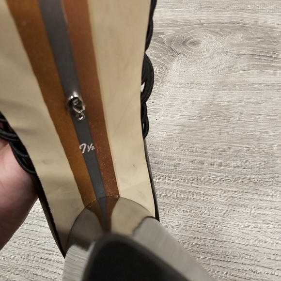 NEW Sam Edelman LAURETTE Black Heel Sandals - Picture 5 of 5